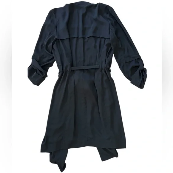 Aritzia Babaton Black Flowy Belted Midi Dress 🖤 - Picture 2 of 6